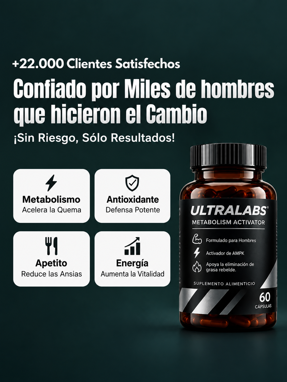 Activador Metabólico ULTRALABS™ - 60 Cápsulas